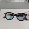 Lunettes de soleil originales vintage pour hommes et femmes série DAHVEN artisanat ovale tortue acétate lunettes solaires 273e