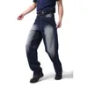 Jeans pour hommes Hip Hop Mode pour hommes Baggy Droite Casual Mâle Streetwear Denim Skateboard Pantalon Taille 30-44