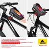 Sacoches s grande capacité cadre étanche avant écran tactile supérieur cyclisme vtt vélo support pour téléphone sac de selle de vélo 0201