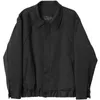 Men's Jackets Spring Large Black Fashion Trend Niche Design Youth Ruffian Handsome Loose Jacket Short CoatMen's