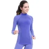 Sous-vêtements thermiques pour femmes 2023 Marque Survêtement Femmes Hiver Séchage rapide Haute Élastique Longue Chaleur Pack Chaud Deux Pièces Ensemble1