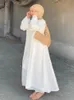Odzież etniczna turcja sukienka muzułmańska kobiety Abaya 2 sztuka zestaw sukienek marokański Kaftan zespół Femme Musulmane Jilbab hidżab Vestidos 230131