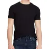 T-shirts hommes Summer Hommes Broderie Petit Cheval T-shirt à manches courtes Homre Coton Casual Oneck Court Homme Solid Color Top G230131