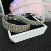 Bracelets de link 4/5/8 linhas de moda de cristal stromestone brilho para mulheres casal girlfriend banglles wedband wedding wedding bridal presente