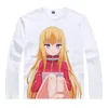 Erkek Tişörtleri Coolprint Anime gömlek Gabriel Dropout T-Shirts Çok Stil Uzun Kollu Beyaz Tenma Gab Satania Cosplay Kawaii