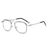 Solglasögon ramar retro glasögon ramar klara fyrkantiga optiska glasögon för män och kvinnor varumärkesdesigner transparent glasögon 1887olo