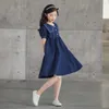 Girl's Girls Summer Dress New Fashionable Children Clothing Retro Kids Elegant Princess Dresses #6946