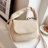 Avondtassen 2023 Kleine softtop handgreep tote schattig crossbody voor vrouwen pu lederen gele portemonnees ontwerper schouderhandtassen mini -tas