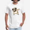 Erkek Tişörtleri Yaz Moda Tee Köpek Desen Baskılı Gömlek Kısa Kollu Yuvarlak Boyun Gündelik Komik Üstler