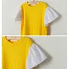 Girl's es To 14 Years New Summer Cotton T-shirt Girls Flare Sleeve Children Patchwork Dress Toddler Clothes #2679