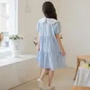 Girl's Es Children Cotton 2022 Summer Girls Puff Sleeve Princess Dress Elegant Kids Party Clothing Casual #6991 0131