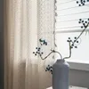 Curtain Window Practical Brocade Cotton Treatment Boho Windows Sheer With Tassel Home Decor For Balcony