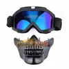 Mzz116 Balaclava motocicleta skull máscara de caveira cosplay brehable shield tática militar máscara máscara de motocross máscara face máscara sk