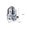 Sacs de plein air DST 2023 sac de course en toile pour adolescentes feuilles impression femmes Mochila voyage scolaire