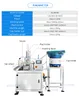 ZONESUN Automatic Induction Wad Inserting Machine Aluminum Foil Liner Plastic Bottle Lid Packaging Vibratory Feeder ZS-WIM01