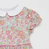 Flickans klänningar Little Maven 2022 Summer Printed Flower Dress Baby Girls Bomull