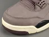 Authentic A Ma Maniere Shoes Violet Ore jorden 4 Medium Ash-Black-Muslin-Burgundy Crush Men Outdoor Sports Sneakers With Original Box