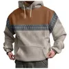 Hommes Hoodies Hommes Hiver Automne Casual O Cou À Manches Longues 3D Imprimé Sweat À Capuche Top Blouse Calme C'est Juste Un Pull De