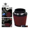 Air Filter Car Modification High Flow Inlet Cold Intake Cleaner Pipe Modified Scooter 4 100Mm Drop Delivery Mobiles Motorcycles Part Dhlji