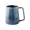 Muggar Sydney Blue European Water Cup stor kapacitet nordisk keramisk kaffemugg hem dricka kruka magen manlig eko vänlig