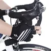 Cykelhandskar 1Pair Halvfinger Anti Slip Outdoor Sport Sun Protection Wear-beständiga sportcykeltillbehör