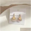 Dangle Chandelier Fashion Jewelry S925 Sier Needle Cats Eye Eardrop Earrings Stud Drop Delivery Dh3Zu