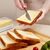 Geschirr Sets Butter Schneiden Lagerung Box Dish Cutter Mit Deckel Transparent Käse Slicer Tablett Container Haushalt Küche Werkzeug 1