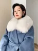 Craquins Pudi Femmes Real Fur Swarf collier hiver fille marque féminine Branche de châle SF273