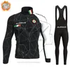 Rowerowe koszulki Zestawy Zimowe Ubrania polarowe termiczne Zestaw Mężczyzn Długie rękawy Suit Outdoor Riding Riding MTB Bib Pant Bjorka 221201