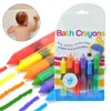 Bath Toys Bath Time Toy Crayons - Multi-Coloured Pack of 6 Bathing Toy Kids Pen Set K1MA Crayon 230131