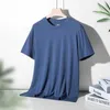 T-shirts hommes 94% modal 6% spandex été à manches courtes t-shirt hommes col ras du cou couleur unie sous-vêtements décontractés marque de haute qualité vêtements pour hommes nouveau Y2302