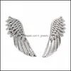 Pins Broches Fashion Angel Wings Broche Collier Pin Sier Plaqué Or Couleur Vente Bijoux Accessoires Cadeau Drop Delivery Ot097