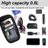 Panniers s WILD MAN NEW Holder 360°Rotatable Bicycle Handlebar 6.9in Waterproof Phone Touchscreen Bag Bike Accessories 0201