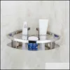 Organizzazione per la conservazione del bagno Mensola in acciaio inossidabile Doccia Shampoo Sapone Cosmetic Shees Accessori Supporto per rack Drop Delivery Home Dhqy3