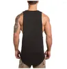 Herren-Tanktops, Muscle Brothers, europäisches und amerikanisches Cross-Border-Logo, weniger, Sportweste, Passform, Laufen, Fitness, ärmelloses Shirt für Männer