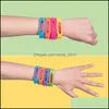 Controllo dei parassiti Kid Bracciale repellente per zanzare Sile Wristband Summer Plant Olio essenziale Capse Band Bug Killer Drop Delivery Home Gard Othco