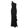 Party Dresses Women Elegant Long Maxi For Ladies Summer Evening Gown Slip Dress Ruffles Sexy Solid Female Costume Fashion