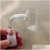 Smoking Pipes Clear 14Mm Female Glass Bowls Tobacco Herb Bowl Pyrex Thick Pipe For Dab Rig Percolater Bong Adapter Transparent Bent Dhhja