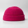 Berretti Cappello freddo da uomo Cappelli pullover caldi invernali Strada coreana Versatile lavorazione a maglia di lana Pelle di melone Moda all'aperto Donna