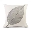 Pillow Creative Leaves Cover Abstract Leaf Texture Pattern Modern Minimalist Sofa Case Home Decor Living Room Pillowcase