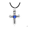 Pendanthalsband Fairy Tail Gray Cross Sier Alloy Animation Halsband 1906 T2 Drop Leverans smycken Pendants Dhyno