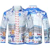 Designer Mens Formal Business Shirts Fashion Casual Shirt Långärmad Casablanc Shirt300N
