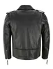 Mens Leather Faux Boutique Punk Men PU Jacket Motorcycle Fashion Slim Fit Coat 230131