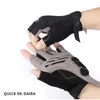 Cykelhandskar 1Pair Halvfinger Anti Slip Outdoor Sport Sun Protection Wear-beständiga sportcykeltillbehör