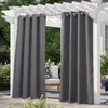 Curtain NICETOWN 7 Colors Outdoor Drape Blackout Light Blocking Fade Resistant With Grommet Rust-Proof For Porch&Beach&Patio