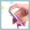 Bomboniera da 5 ml ricaricabile portatile Mini per bottiglia Atomizzatore spray in alluminio per viaggiatori Vuoto Perry Drop Consegna Giardino domestico Festive S Otrqi