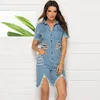 Dames Jumpsuits Rompertjes Zomer 2023 Voor Vrouwen Knop Denim Overalls Paysuits Gebroken Gat Femme Jean Jumpsuit Dames DD2447Dames