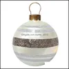 Party Decoration Christmas Tree Ball Pendant Acrylic Festival Decorations Drop Delivery Home Festive Supplies Event DHM23