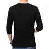 T-shirts masculins liseaven tshirt hommes 2018 Nouveau arrivée t-shirts en coton bouton décoré à manches longues T-shirt vêtements pour hommes y2302