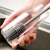 Silikon kopp borst kopp skrubber glas renare k￶k reng￶ringsverktyg l￥ngt handtag dricka vinglasflaska glas-cup-reng￶ringsbrush SN4284